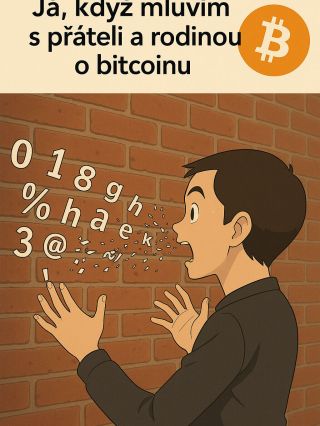 Když se snažím vysvětlit přátelům a rodině, co je to #Bitcoin… a připadám si jako 🤦‍♂️💬 Ale víš co? Nevadí. Zeď se dá...